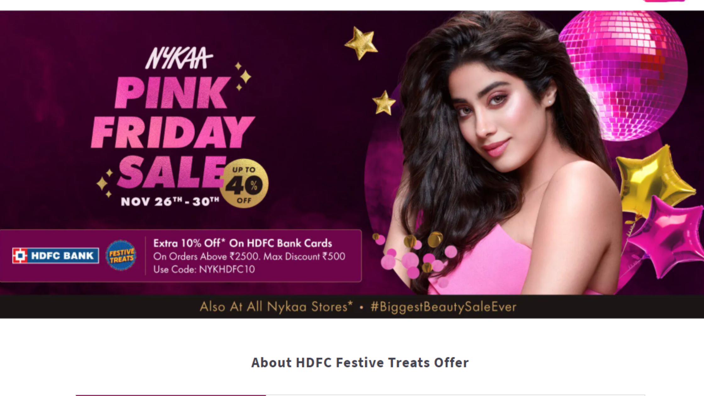 Nykaa Pink Friday Sale Get Up to 85 Off