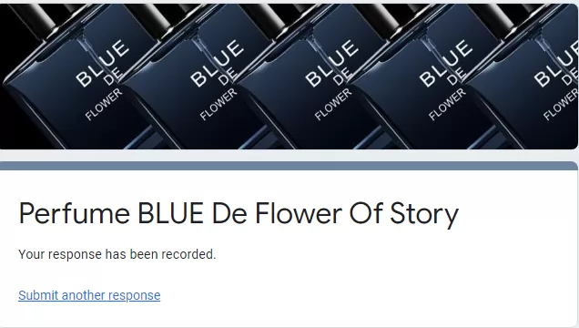 Perfume blue de flower best sale of story