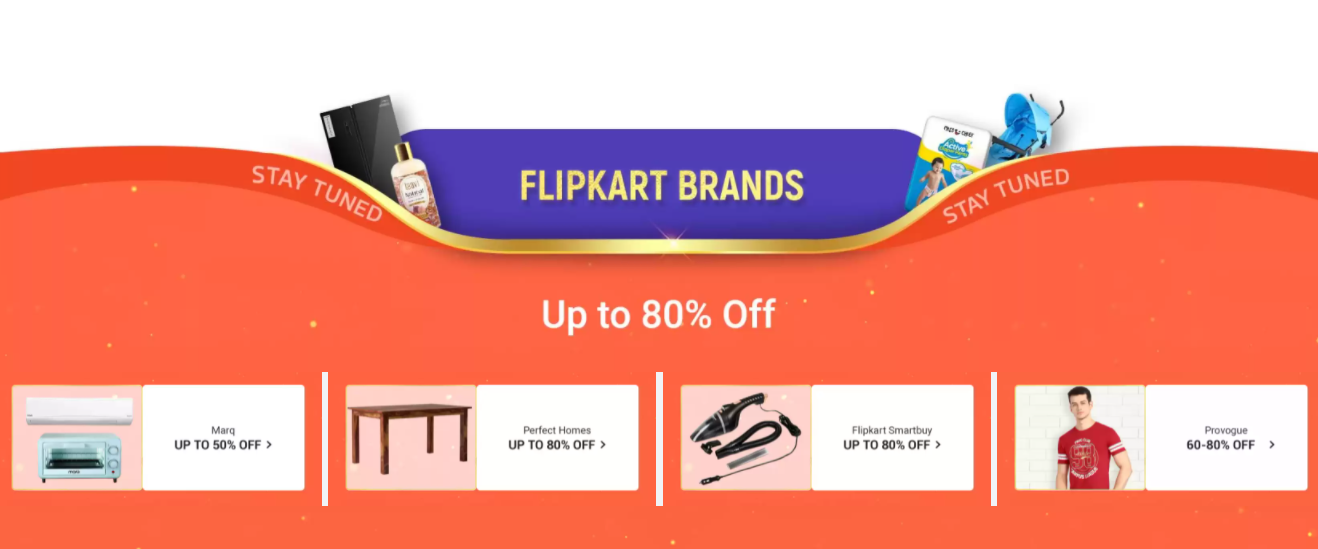 Discount On Flipkart's Brand