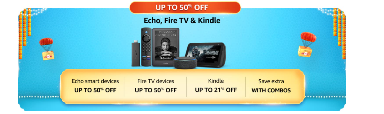 Amazon Great Indian Festival Sale 2021 Offers on Amazon Devices