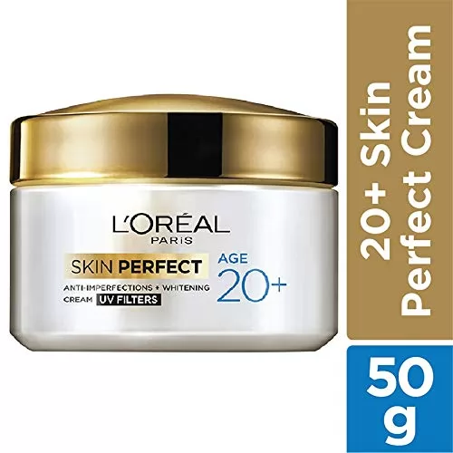 लॉरियल पेरिस एज 20+ स्किन परफेक्ट क्रीम यूवी फिल्ट्स क्रीम (L’Oreal Paris Age 20+ Skin Perfect Cream UV Filters Cream)