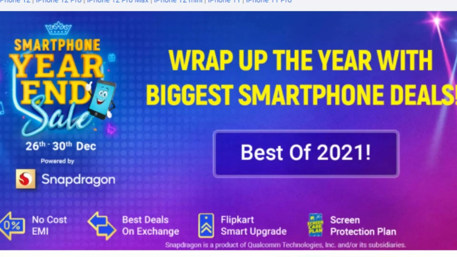 Top 10 Mobile Deals of Flipkart End of Year Sale