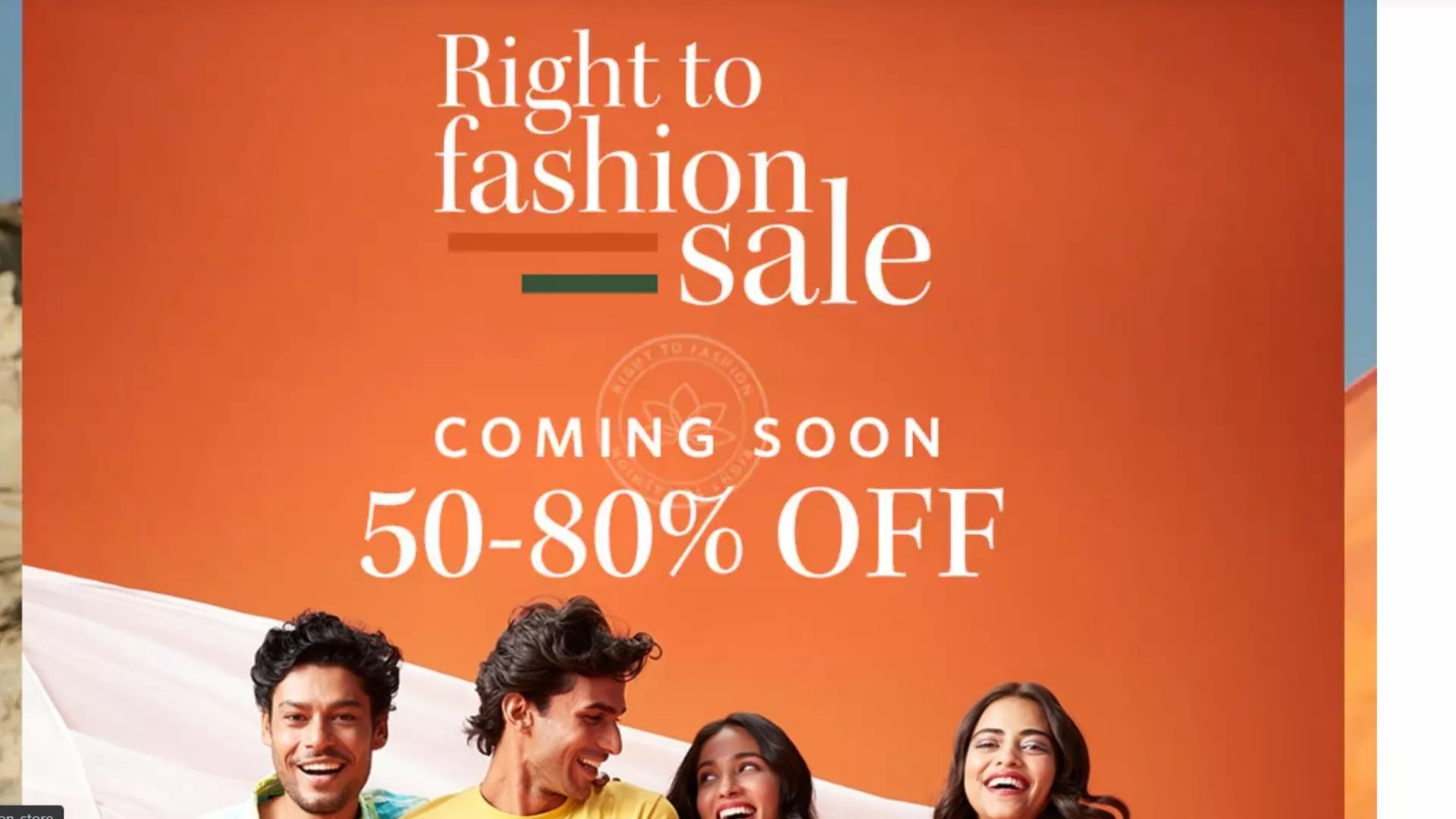 Myntra Right to Fashion Sale offers (2022) - Top Deals on Best brands 