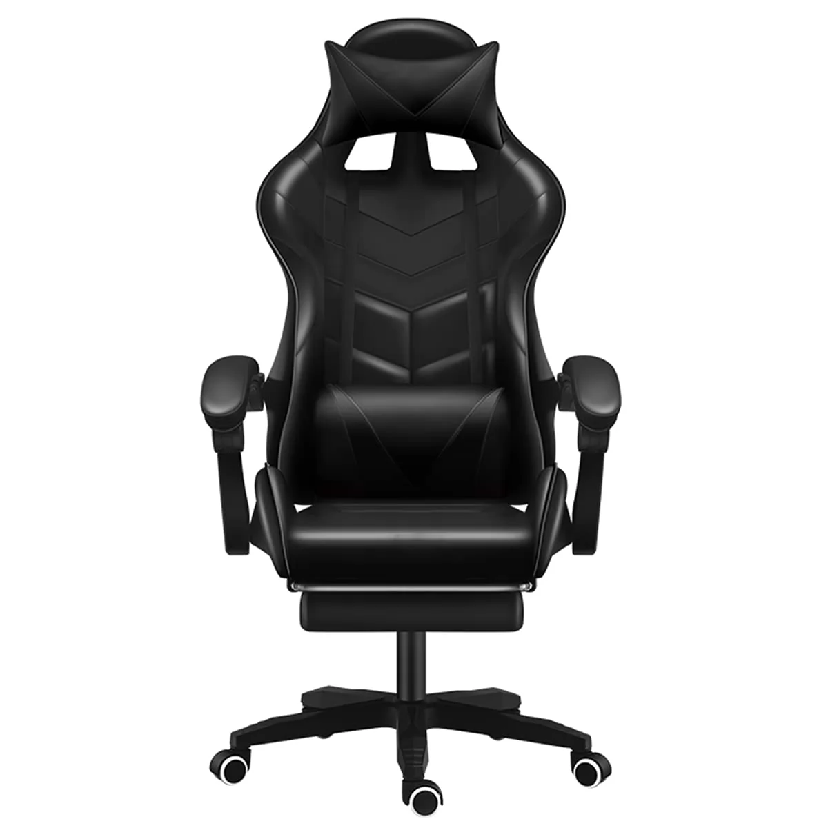  HEERRAV RETAIL PU Leather Gaming Chair with Footrest