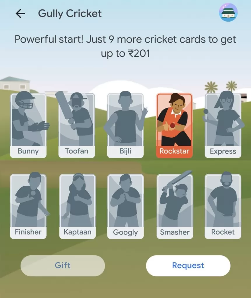 Google Pay Gully Cricket Cards