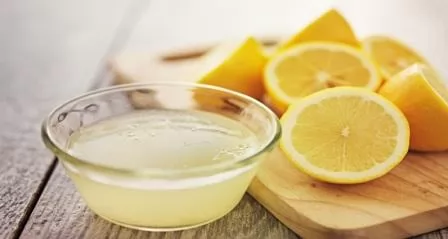 remove fevi kwik with Lemon Juice