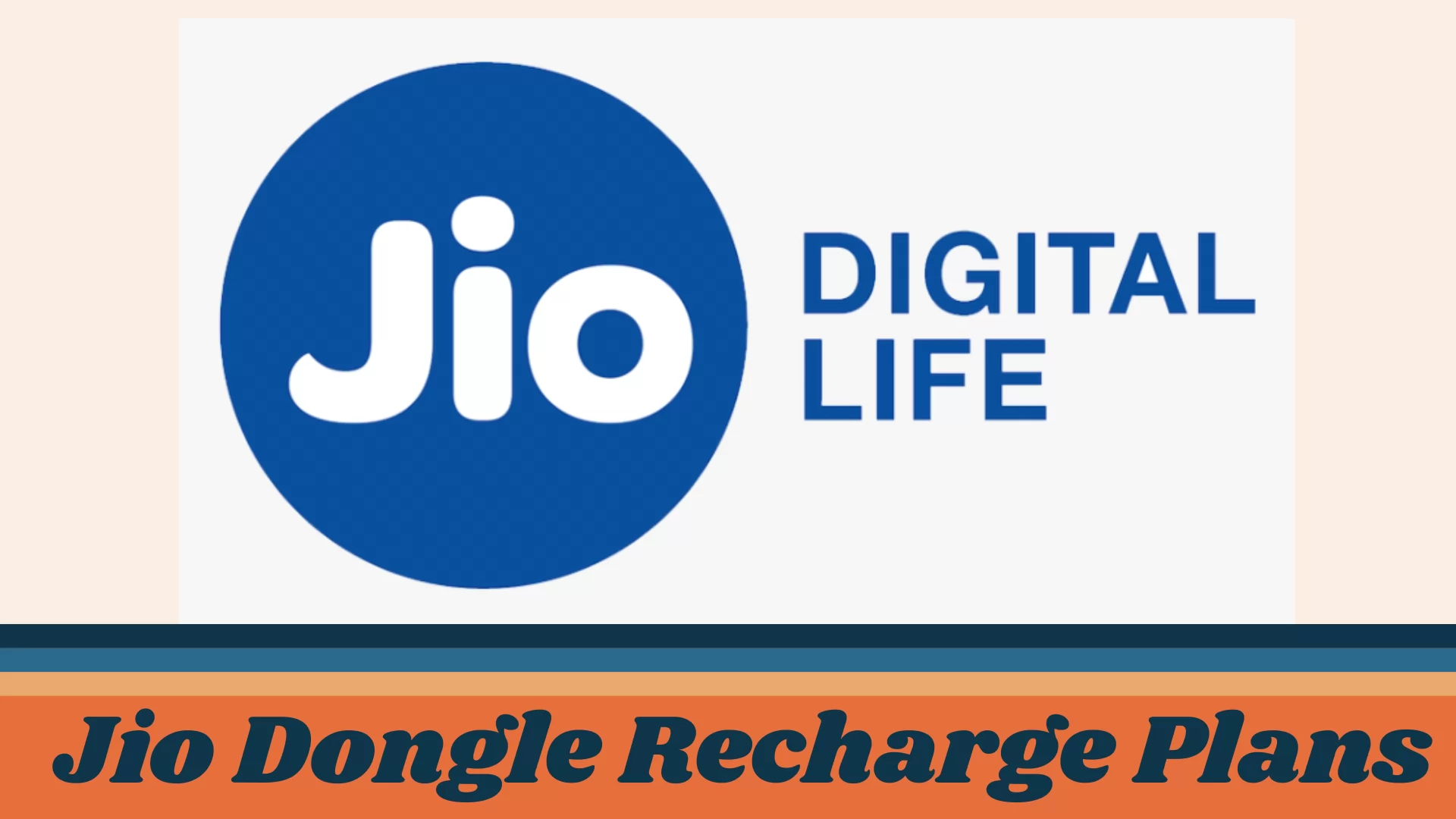 Jio Dongle Recharge Plans