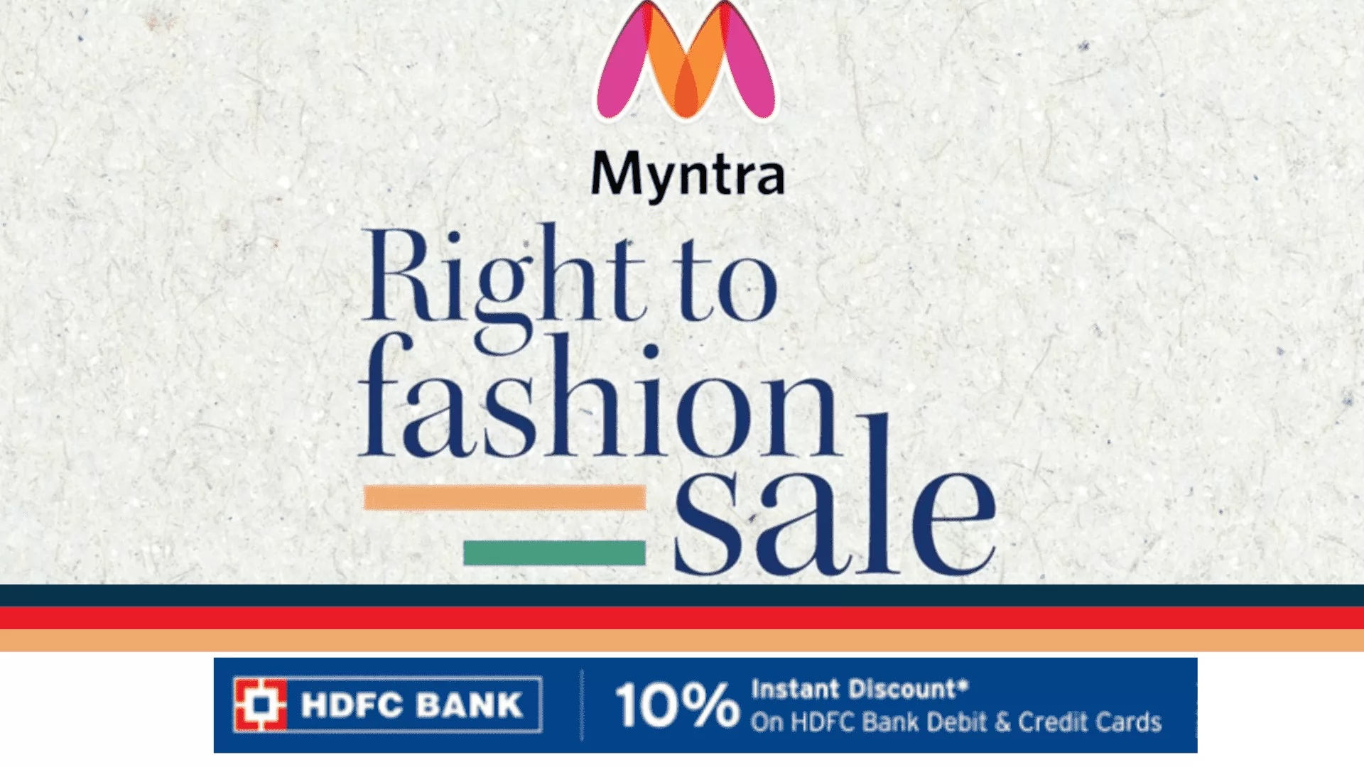 Myntra Right to Fashion Sale