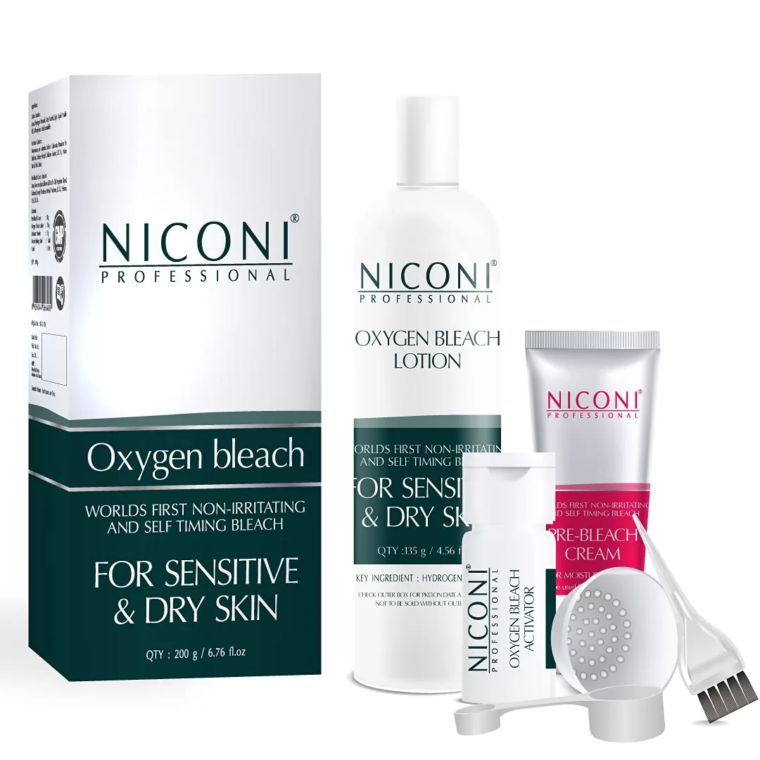 निकोनी ऑक्सीजन ब्लीच फॉर सेंसिटिव एंड ड्राई स्किन [NICONI Oxygen Bleach for Sensitive & Dry Skin]