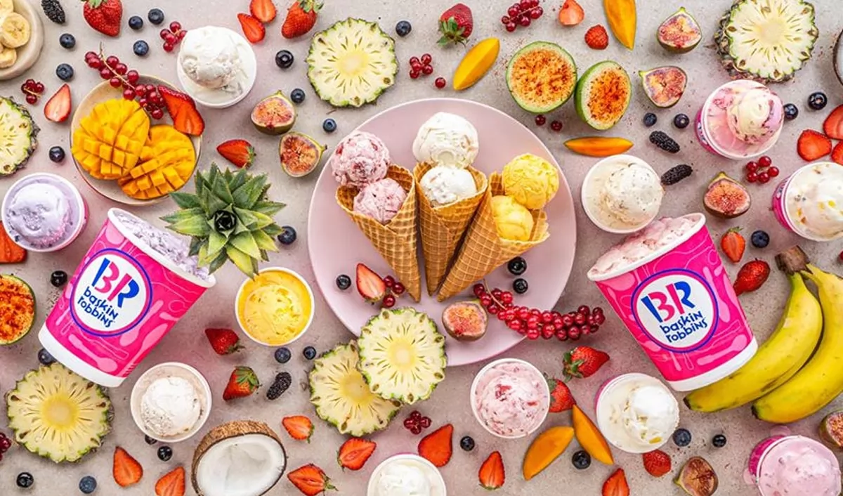 7. Baskin Robbins ice cream brand