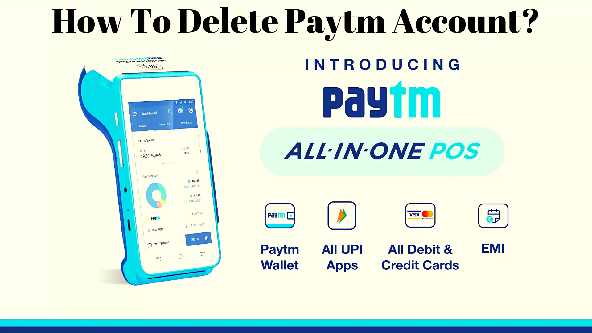 How to Delete Paytm Account?
