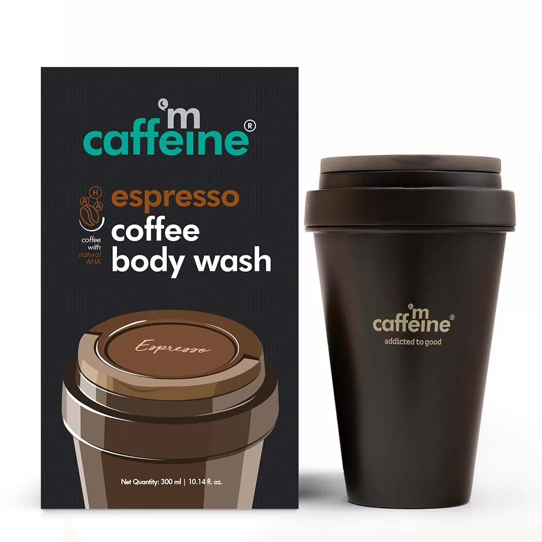 mCaffeine Coffee & AHA Exfoliating Body Wash