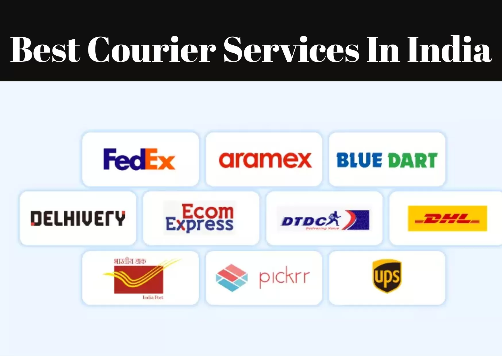 Best Courier Services In India
