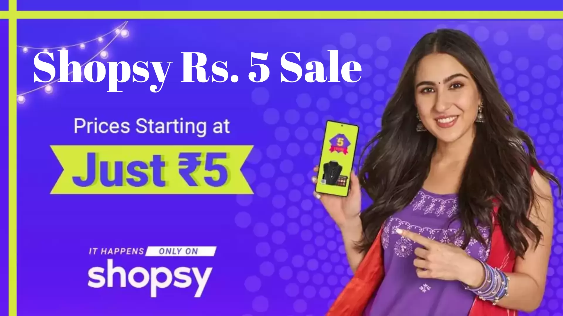 Shopsy Rs. 5 Sale