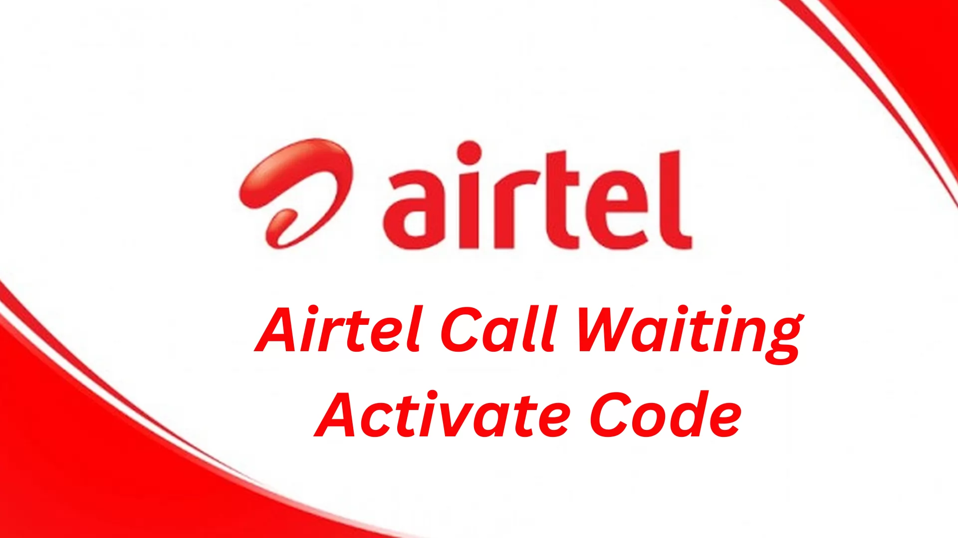 Airtel Call Waiting Activate Code