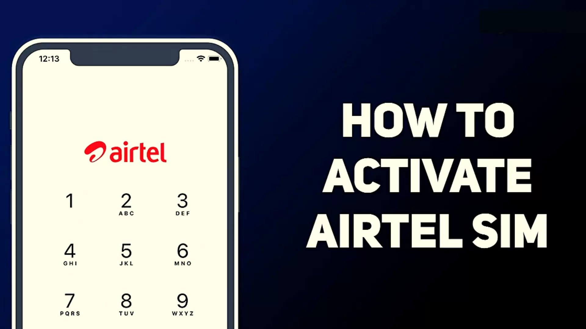 airtel sim activation number