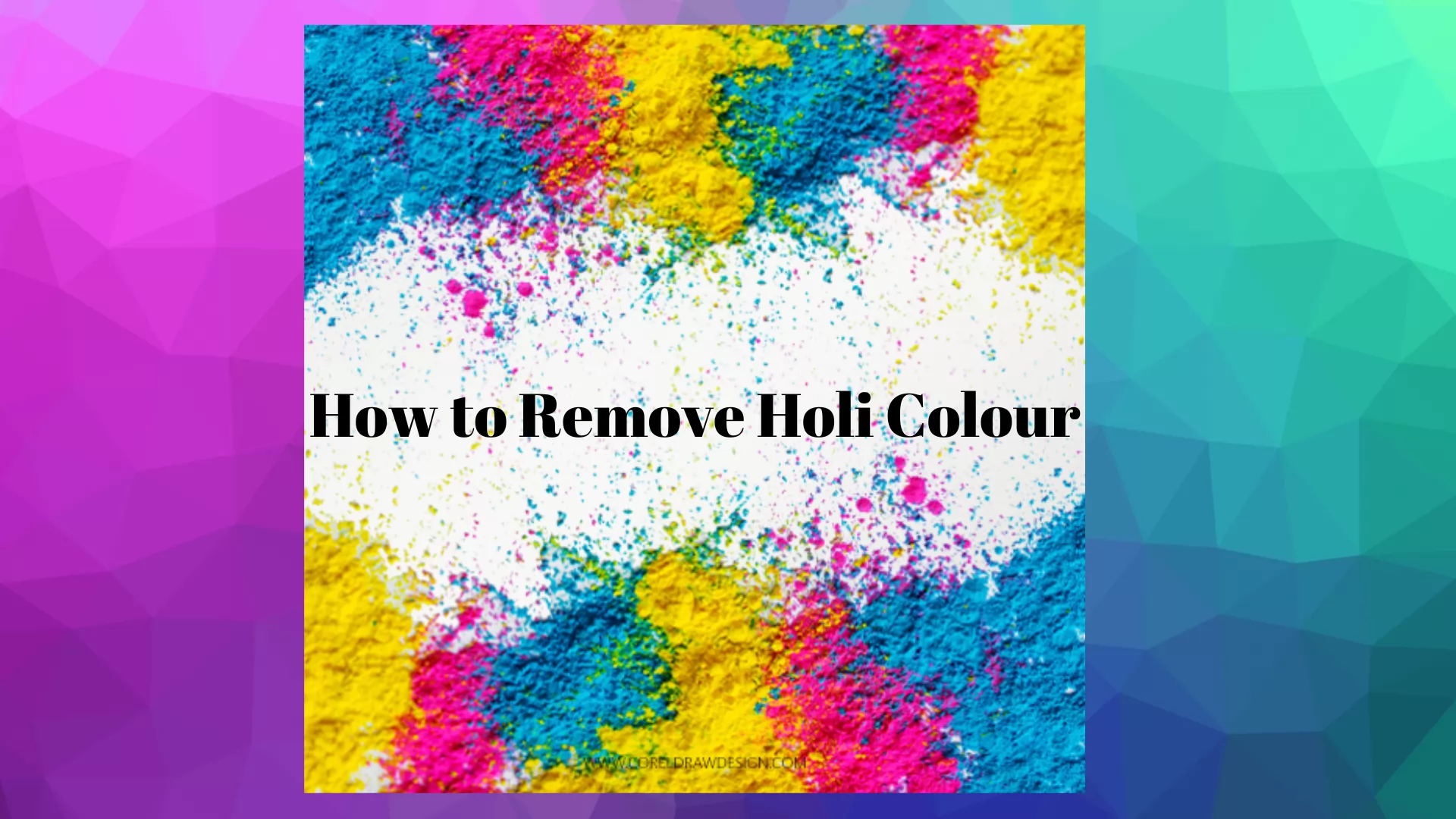 How to make organic and non-toxic Holi Colors - Lost in Colours