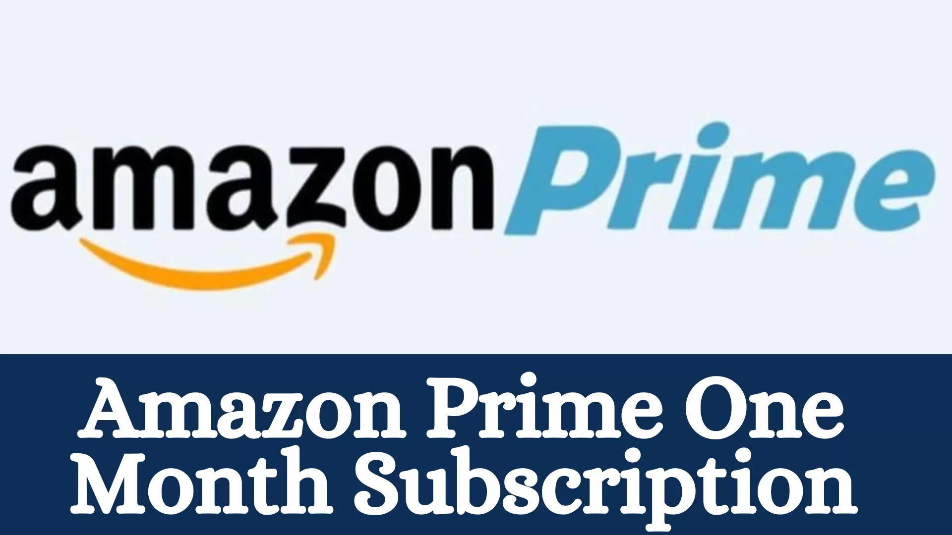 Amazon Prime One Month Subscription