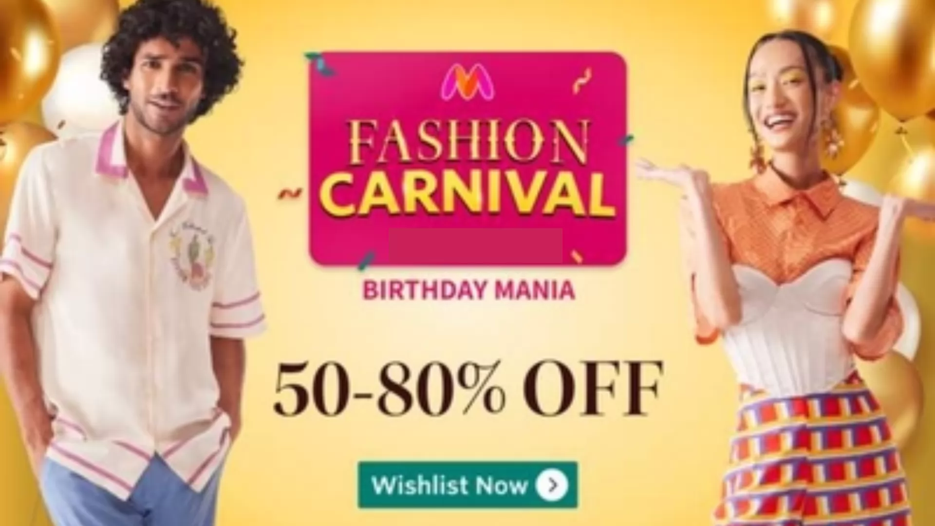 Myntra Fashion Carnival Sale 