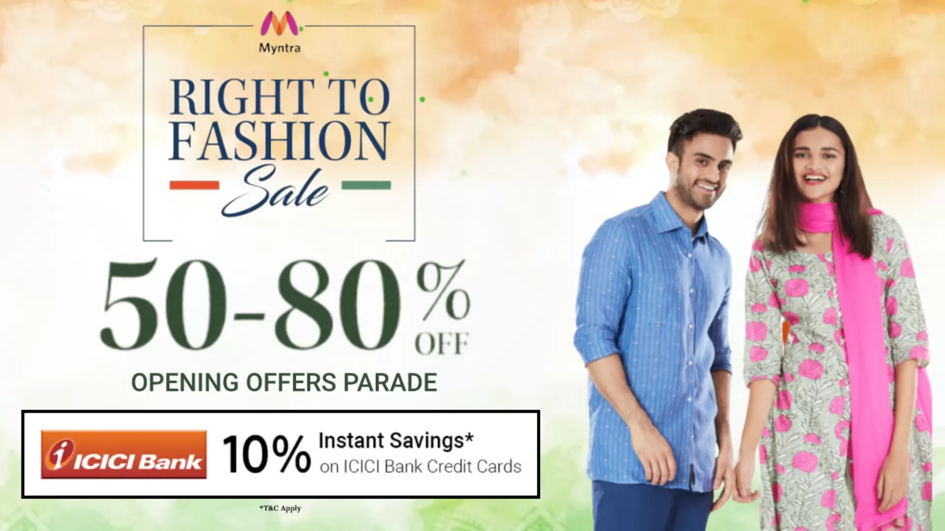 Myntra Right To Fashion Sale 