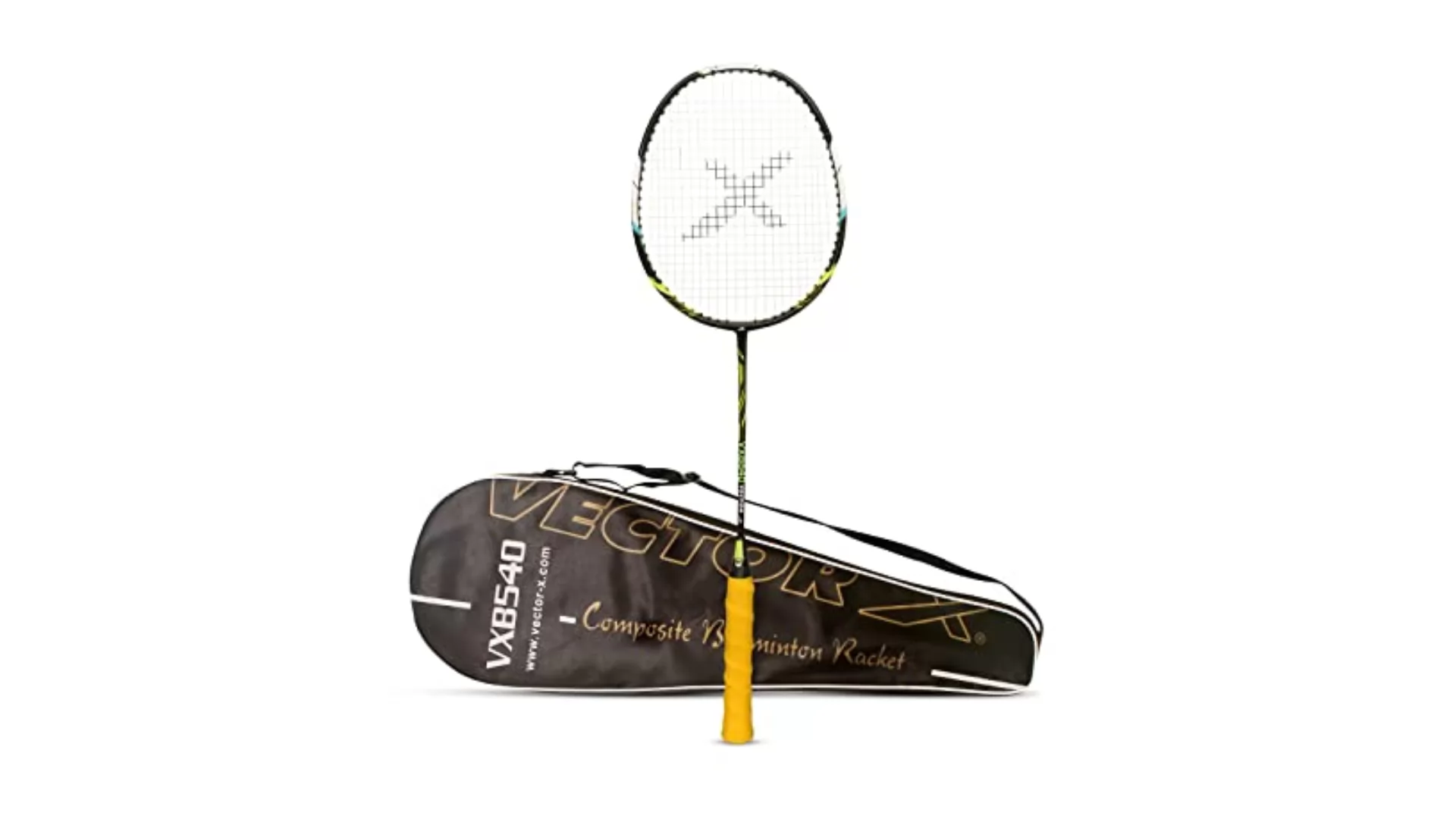 Vector X VXB-540 Aluminum Composite One Piece Joint Less Badminton Racket with Full Cover
