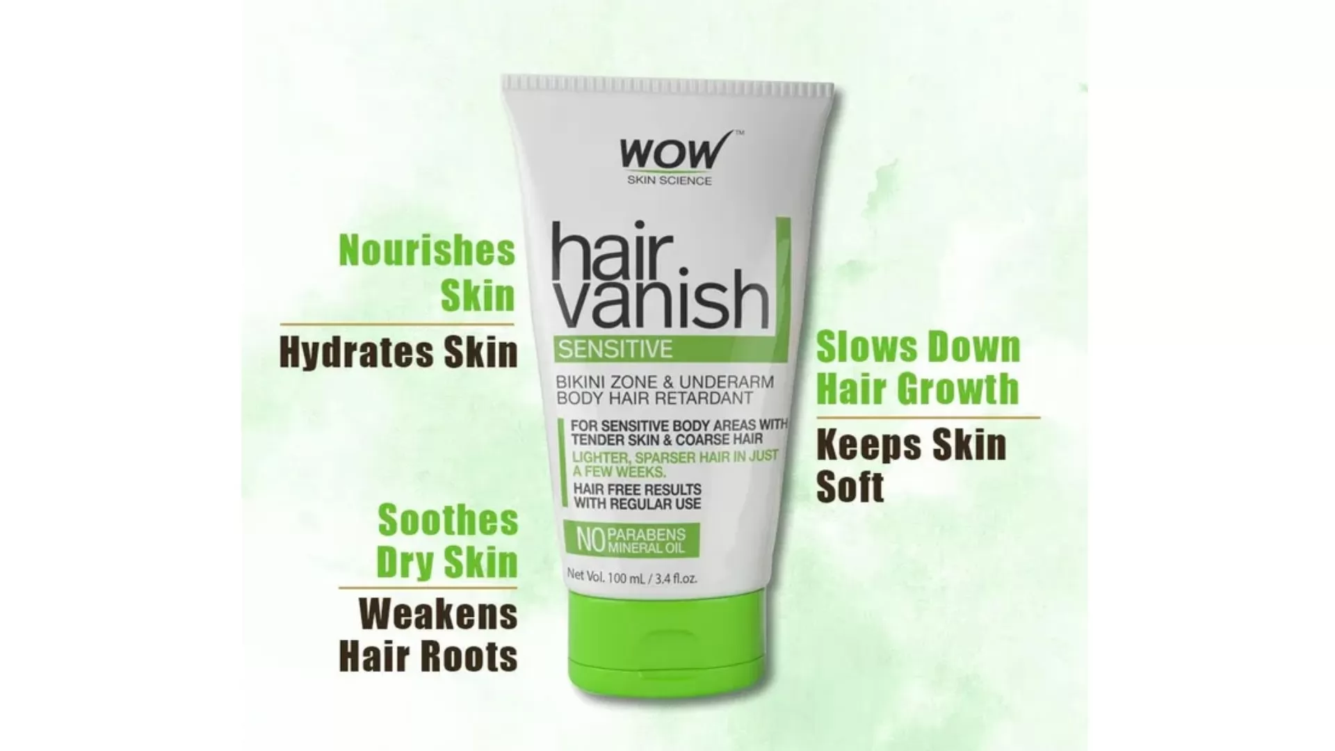 WOW Skin Science hair vanish cream