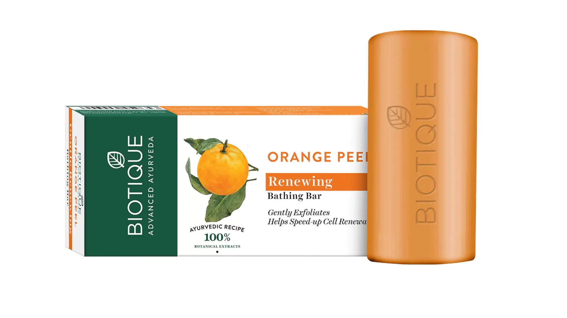 Biotique Bio Orange Peel Body Cleanser Revitalizing Body Soap   