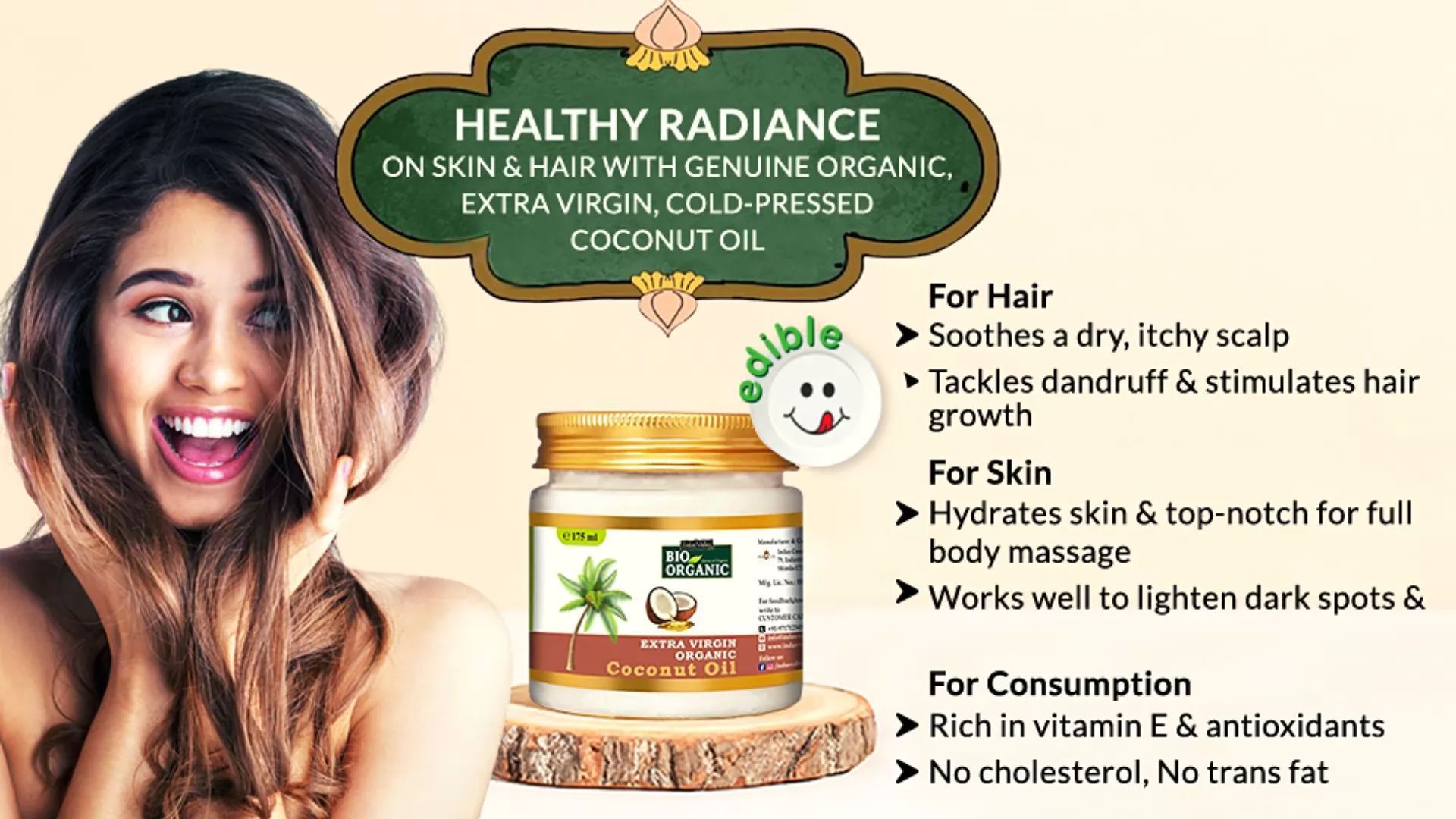  INDUS VALLEY Bio Organic Extra Virgin Organic Coconut Oil