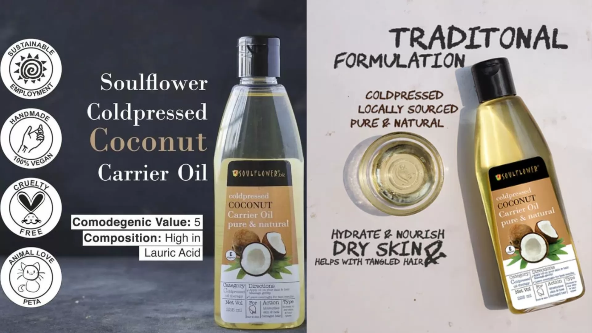 Soulflower Organic Coconut Oil