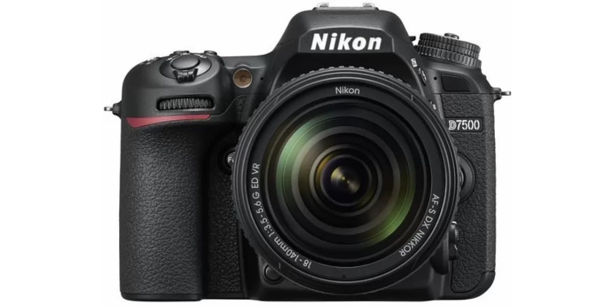 NIKON D7500 DSLR Camera Body with 18-140 mm Lens  (Black)