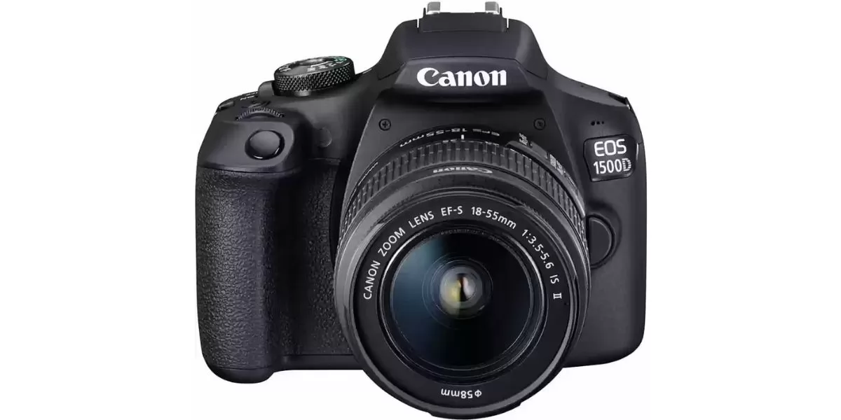 Canon EOS 1500D DSLR Camera Body+ 18-55 mm IS II Lens  (Black)