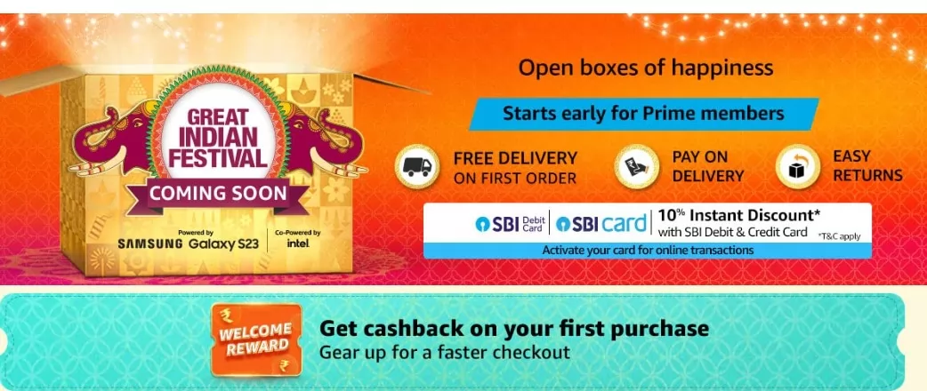 Cashback offer for new users  