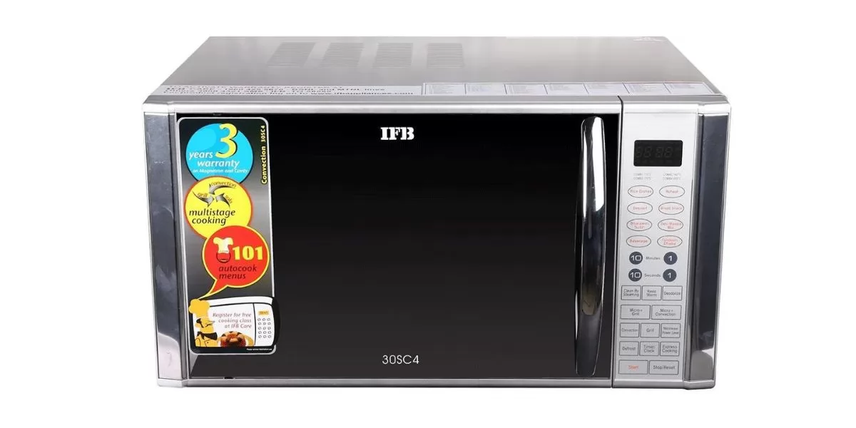 IFB 30 L Convection Microwave Oven  (30SC4, Metallic Silver)