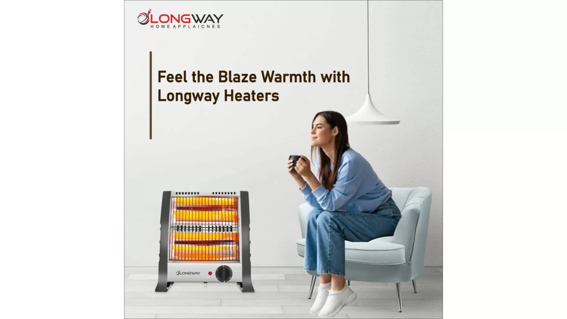 Longway Blaze 800 W Quartz Room Heater