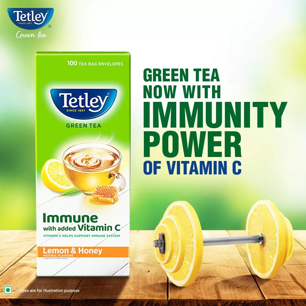 Tetley Green Tea - Lemon And Honey