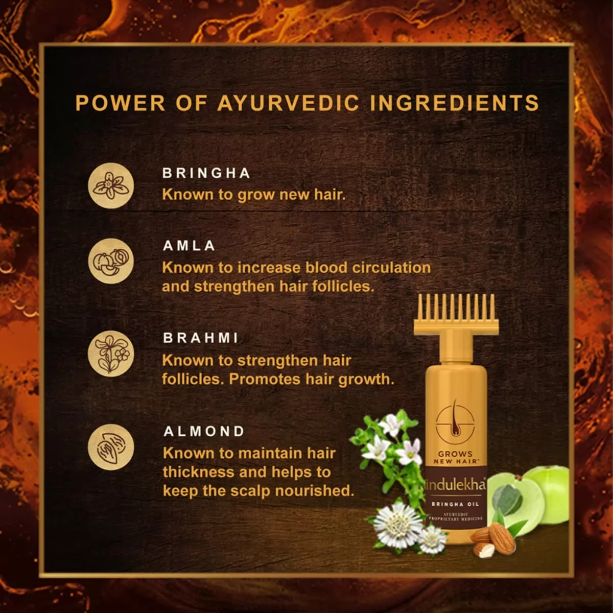Indulekha Bringha, Ayurvedic Hair Oil