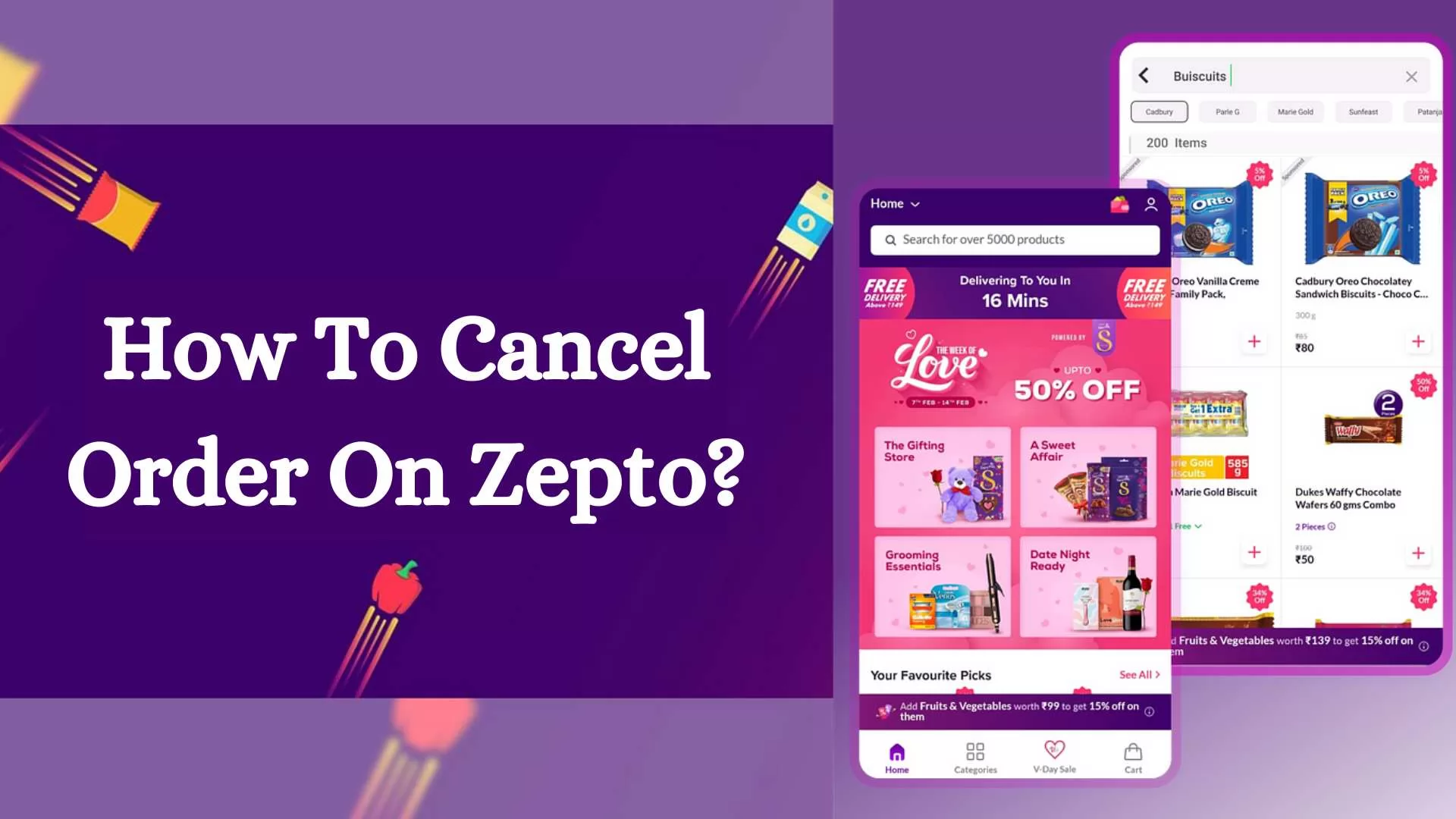 How To Cancel Order On Zepto?