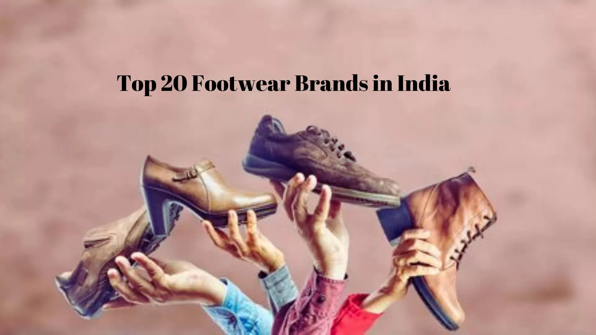 20 Top Footwear Brands in India 2023