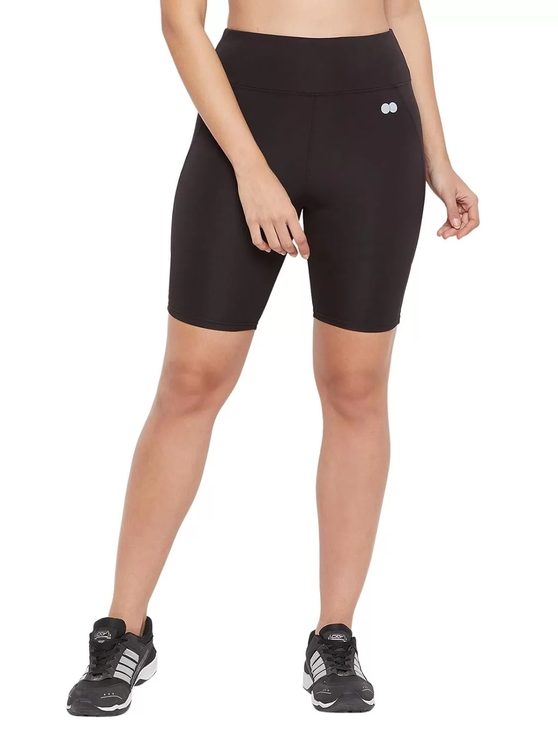 Clovia Women's Polyester Activewear Sports Cycling Shorts