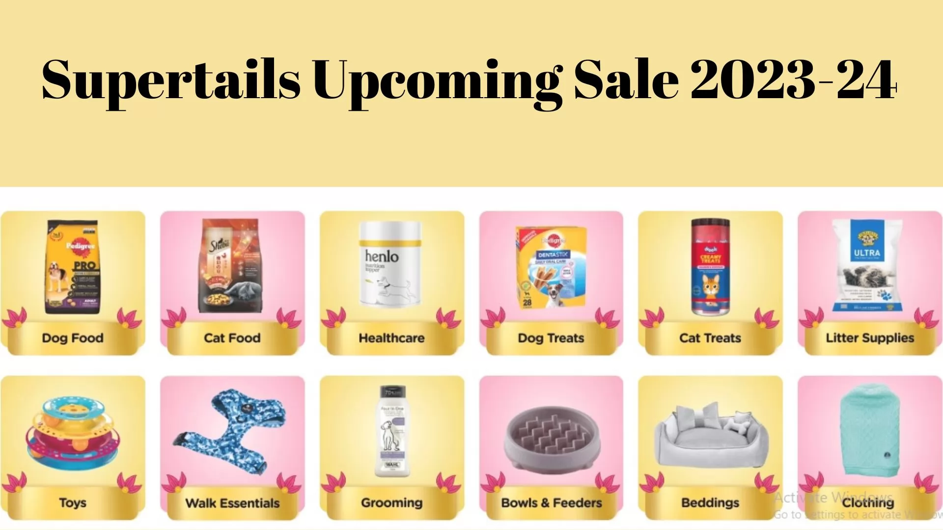 Supertails Upcoming Sale 2023-24
