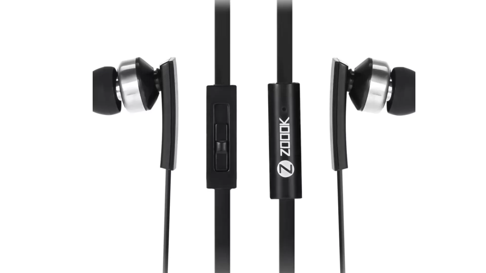 Zoook Noise Isolating Earphones with Built-in Microphone