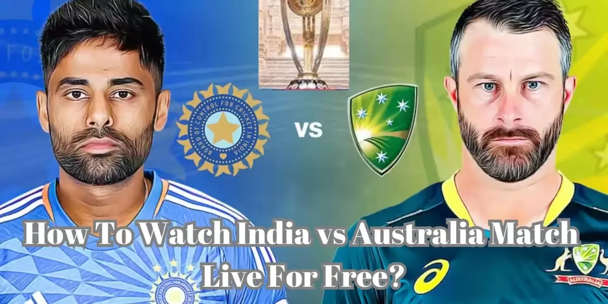 How To Watch India vs Australia Match Live For Free?