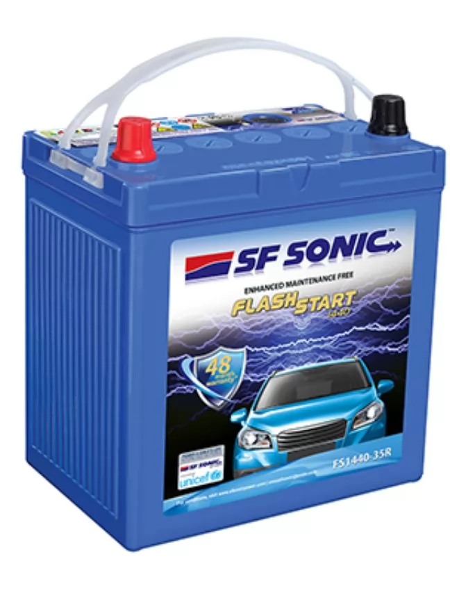 SF SONIC FFS8-FS40B20L 35 Ah Battery for Car