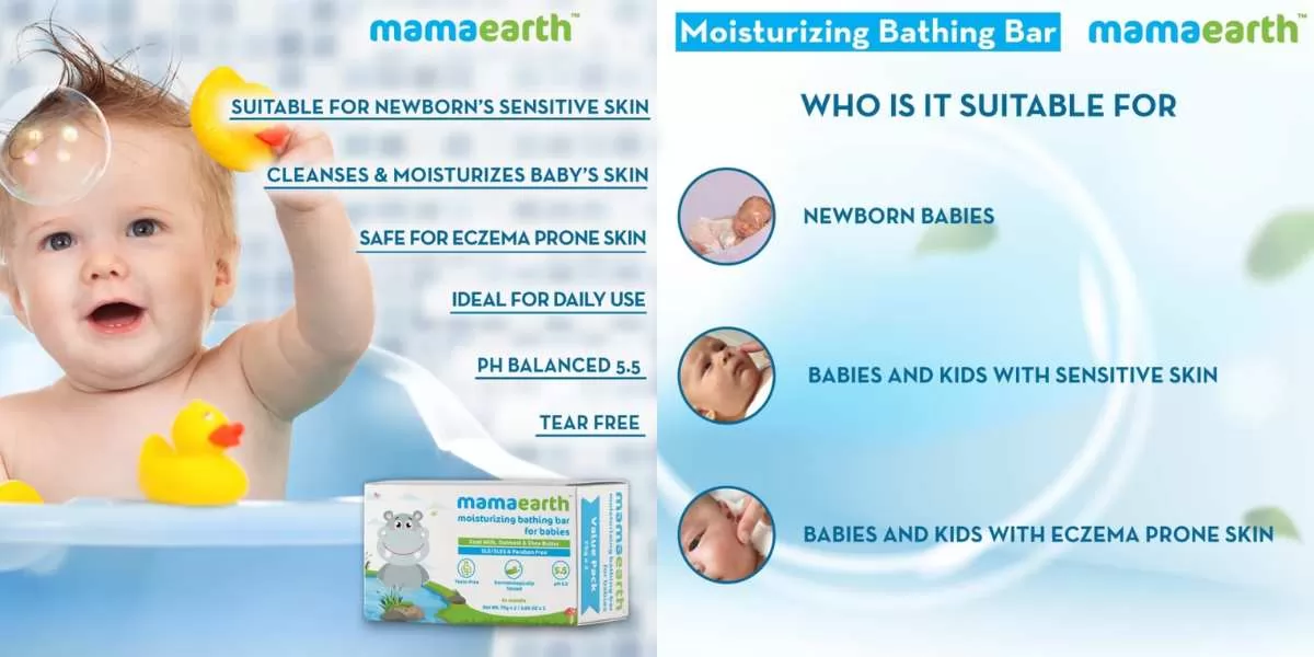 Mamaearth Moisturizing Baby Bathing Soap Bar