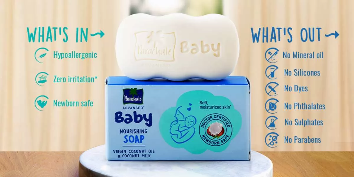 Parachute Advansed Baby Soap for Newborn Babies