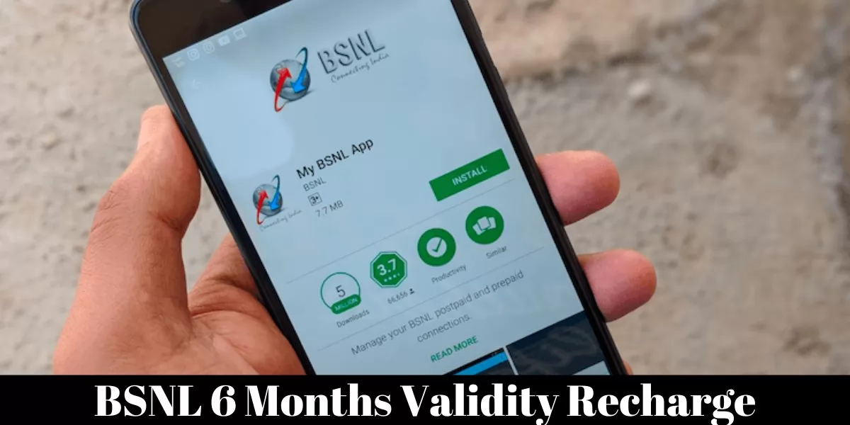 BSNL 6 Months Validity Recharge