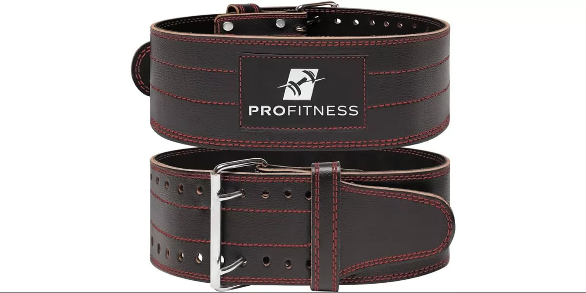 ProFitness Genuine Leather Workout Belt