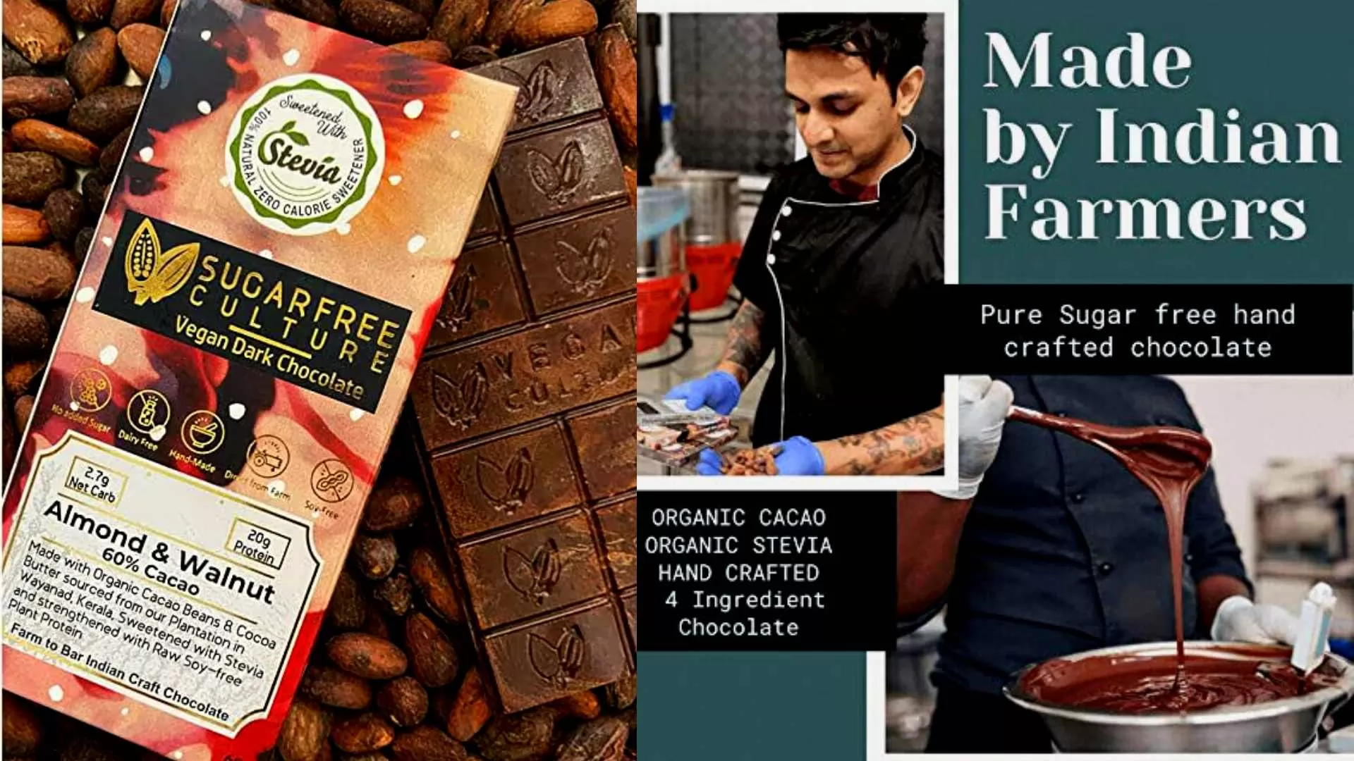 Nepenthe - Vegan Culture - 60% Cacao (Sugar-Free) Dark Chocolate