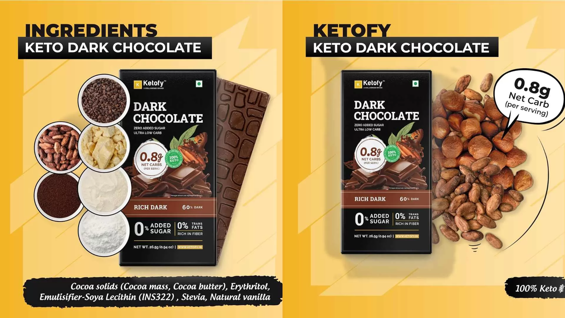 Ketofy - Dark Chocolate 