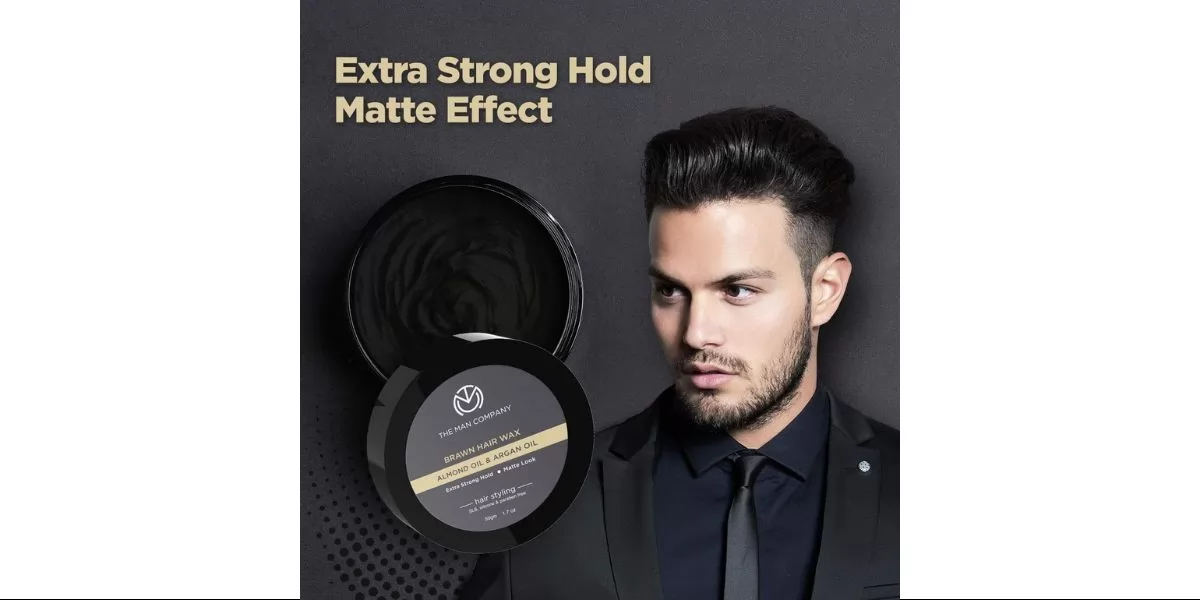 The Man Company Brawn Extra Stronghold Hair Wax for Men